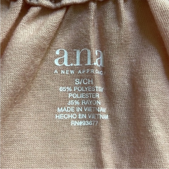 💕 A.N.A SIZE SMALL PINK SHIMMER HALTER TANK - Picture 3 of 8